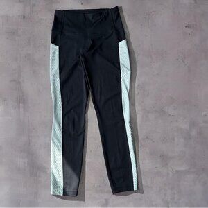 New Balance Black Mint Mesh Side Pockets Legging